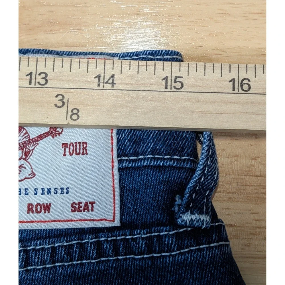 True Religion Bobby Relaxed Baggy Jeans Medium Rustic Barn Wash 30x32 700906 NEW